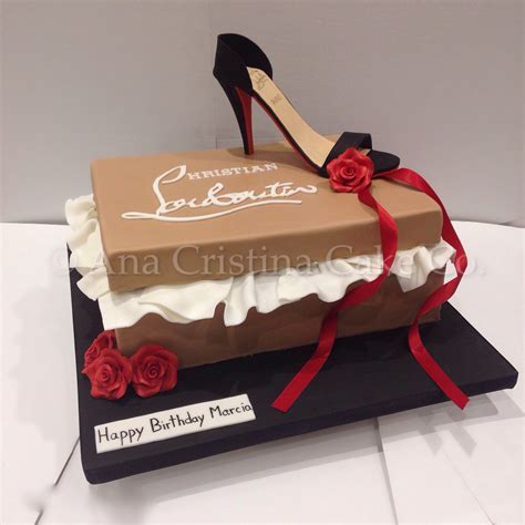 Christian Louboutin Shoe Birthday Cake .